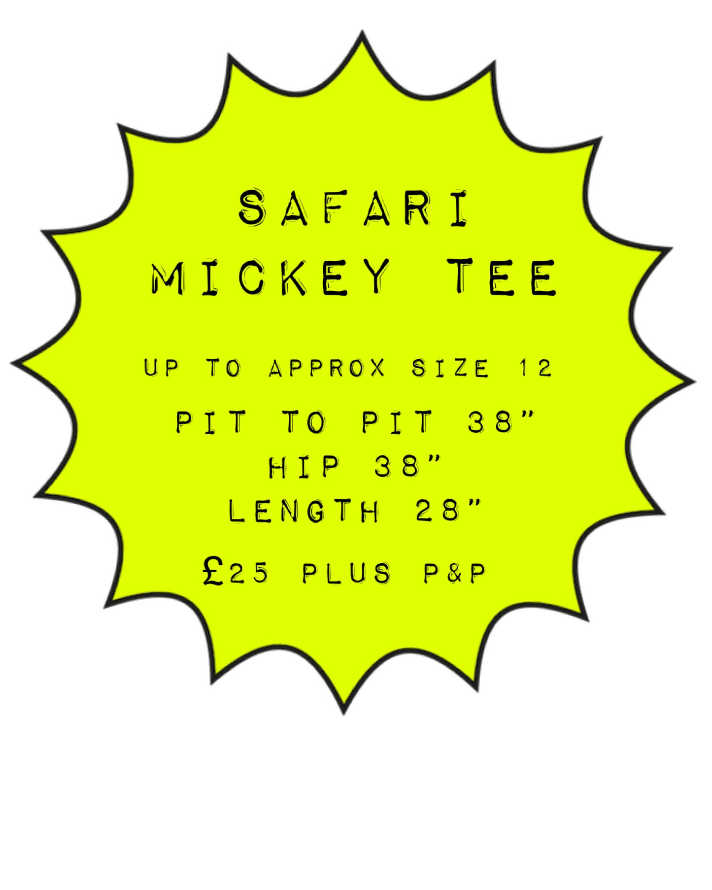 Vintage Mickey Safari Tee