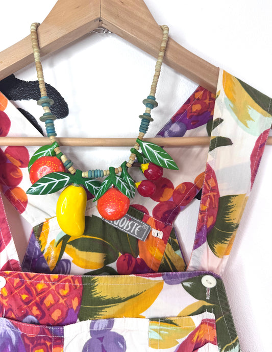 80s wooden jewellery set