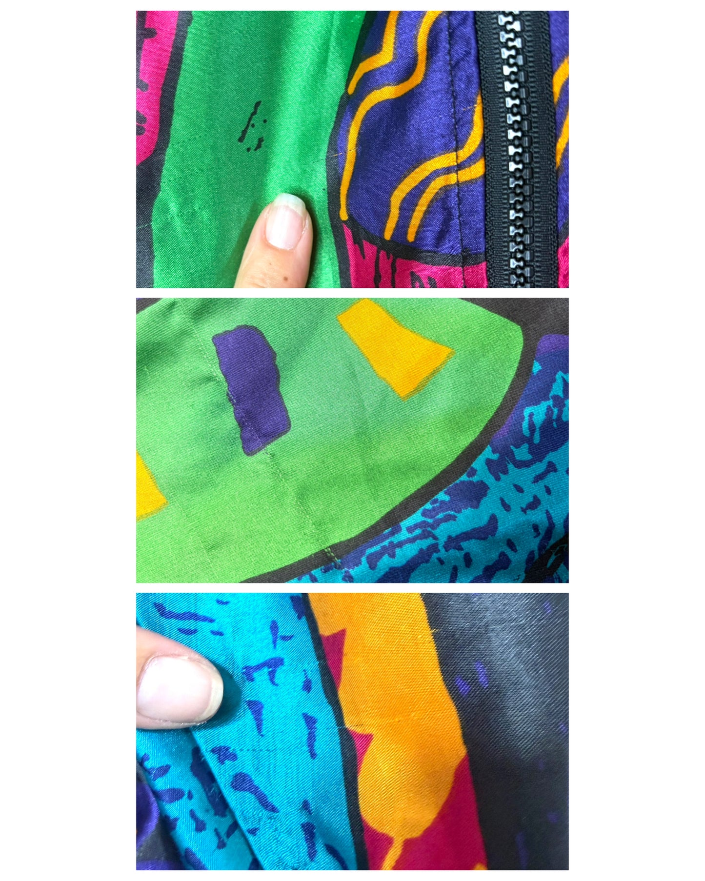 Oversized Picasso Bomber Jacket